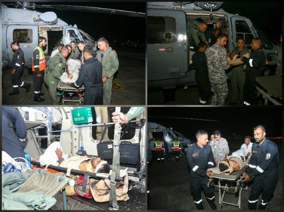 Bangladeshi Crew Member Rescued in Joint Sea-Air Medical Evacuation