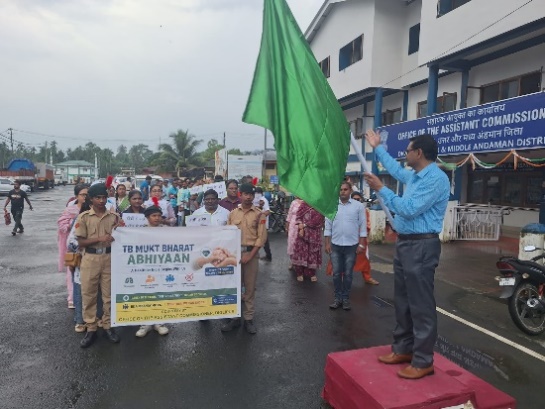 TB Awareness Rally Held in Diglipur Under TB Mukt Bharat Abhiyaan
