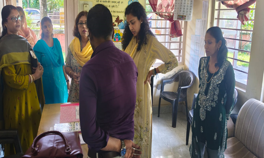 DC Purva Garg Inspects One Stop Centre, Reviews Facilities and Services