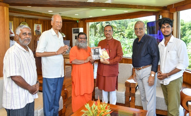 Chinmaya Mission delegation meets Hon’ble Lt. Governor