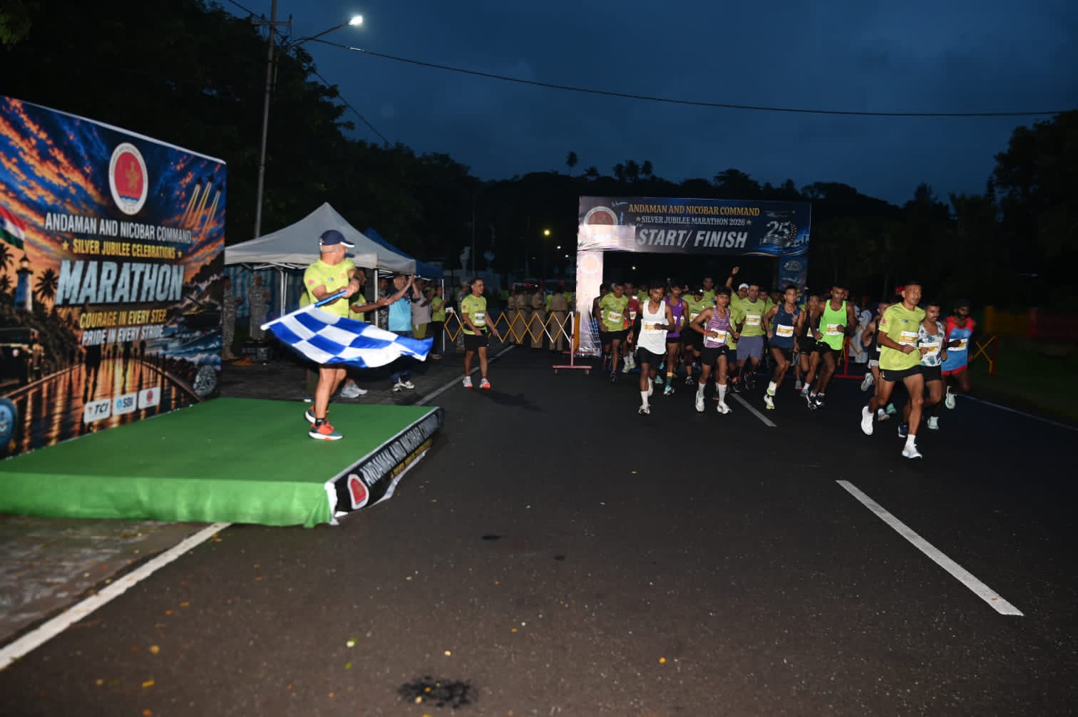 Andaman Nicobar Command Silver Jubilee Half Marathon 2026 Draws 1,500+ Participants