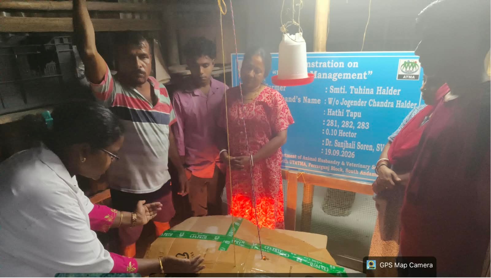 AH&VS Conducts Brooder Management and Silage-Making Demonstrations for Farmers in South Andaman