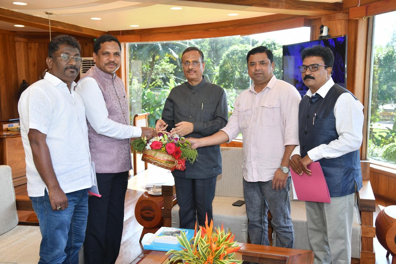 CINCAN A&N Command, Environment Expert and Public Representatives pay courtesy calls on Hon’ble Lt. Governor